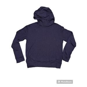 Athleta Girls Hooded Eggplant Purple Top Size 16